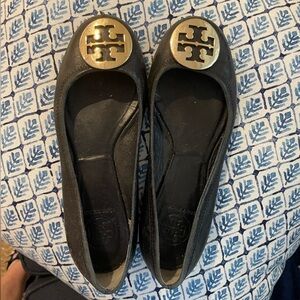 Tori Burch Blue Flats